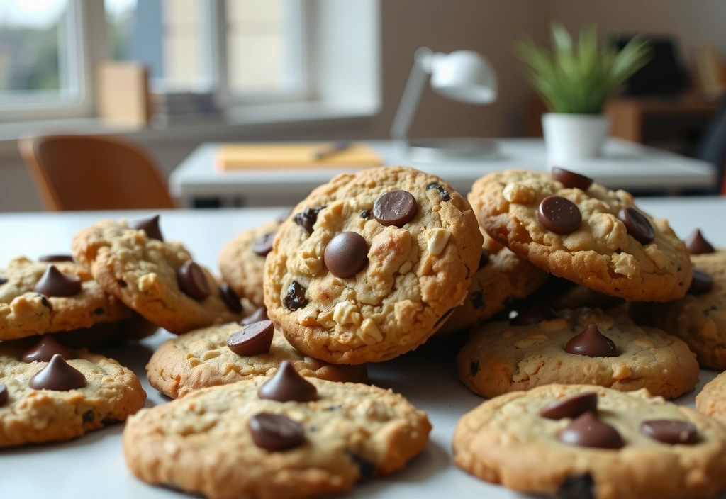 Illustration von Cookies auf einer Website